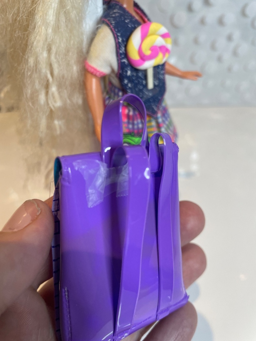 Vintage 1994 🎒🛝Stacie Polly Pocket doll - Picture 8 of 16